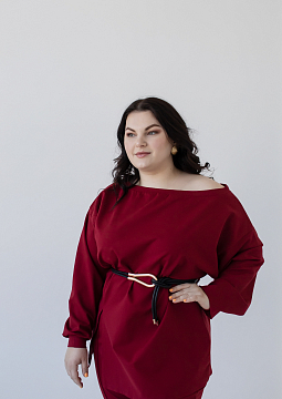 картинка Свитшот из джерси красного цвета от магазина Одежда+